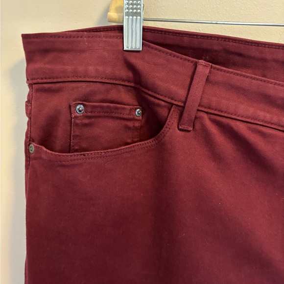 NYDJ Not Your Daughter's  Legging Jeans  Pants-Maroon- Sz 24W-Lift Tuck USA - Picture 2 of 12